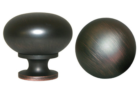 Oil Rubbed Bronze Cabinet Drawer 1-1/4" Round Knob 802 32MM