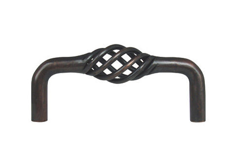 Oil Rubbed Bronze Cabinet Drawer 3" Bird Cage Pull 1301 76MM