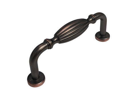 Oil Rubbed Bronze Cabinet Drawer 3" Flute Pull 8064 76MM