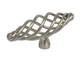 Satin Nickel Cabinet Drawer 3" Bird Cage Knob 1338 76MM