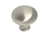 Satin Nickel Cabinet Drawer 1-1/4" Round Knob 3912 32MM