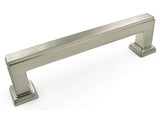 Satin Nickel 5" Square Bar Kitchen Cabinet Pull 5071 128MM