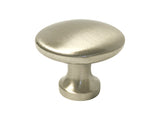 Satin Nickel Kitchen Cabinet Drawer 1-3/16" Round Knob 7342 30MM
