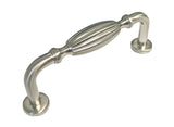 Satin Nickel Cabinet Drawer 3" Flute Pull 8064 76MM