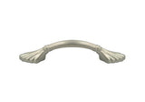 Satin Nickel Cabinet Drawer 3" Fluted Pull 830 76MM