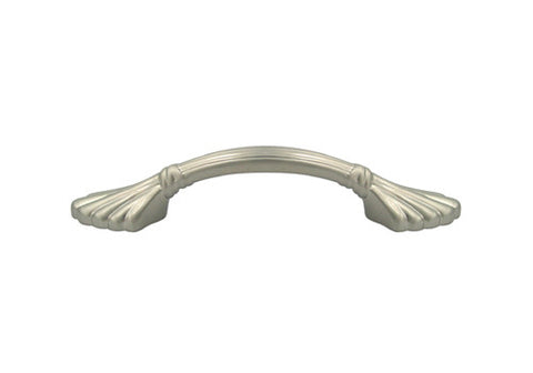Satin Nickel Cabinet Drawer 3" Fluted Pull 830 76MM
