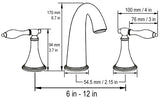 Satin Nickel Twin Handles Lavatory Sink Faucet