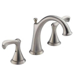 Delta 35939LF-SS Carlisle 6 3/8" Double Handle Widespread Bathroom Faucet