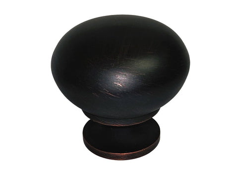 Dark Oil Rubbed Bronze Cabinet Drawer 1-1/4" Round Knob 802 32MM