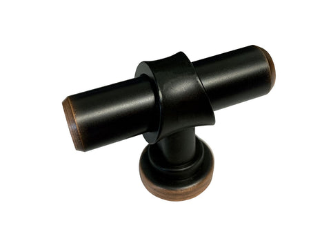 Dark Oil Rubbed Bronze  Kitchen Cabinet Drawer 2" Pull Knob 3335 45MM