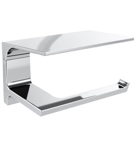Delta Pivotal Collection 7" Tissue Holder with Shelf Polished Chrome 79956