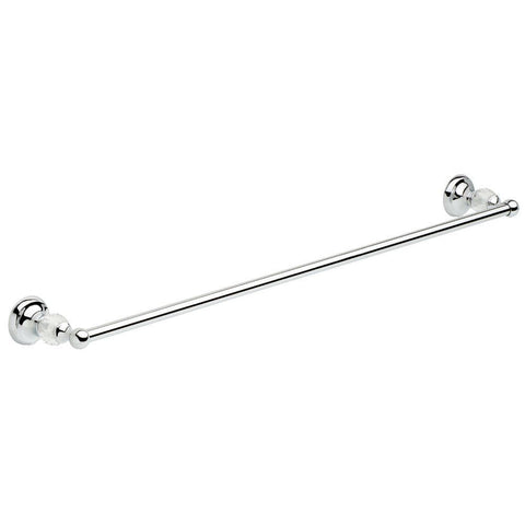 Delta Nora 18 Inch Towel Bar in Polished Chrome Finish and Glass
