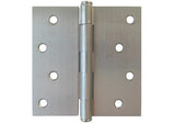 Satin Nickel 4" Door Hinges Square Corner US15