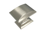Satin Nickel 1 1/4" Kitchen Cabinet Cupboard Furniture Hardware Drawer Rectangular Knob 9340 32MM
