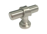 Satin nickel Kitchen Cabinet Drawer 2" Pull Knob 3335 45MM